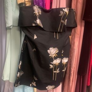 Black floral Rachel Roy dress
